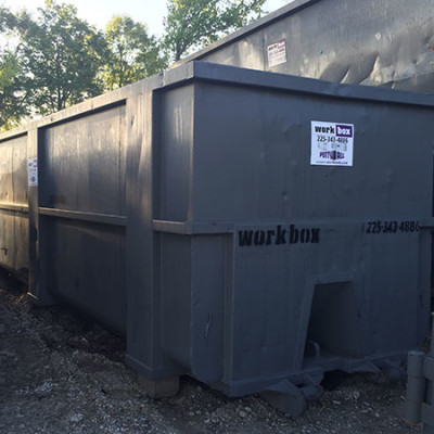 40 yard dumpster, workbox, Louisiana